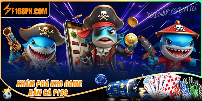 Kho game hấp dẫn của sảnh chơi bắn cá F168